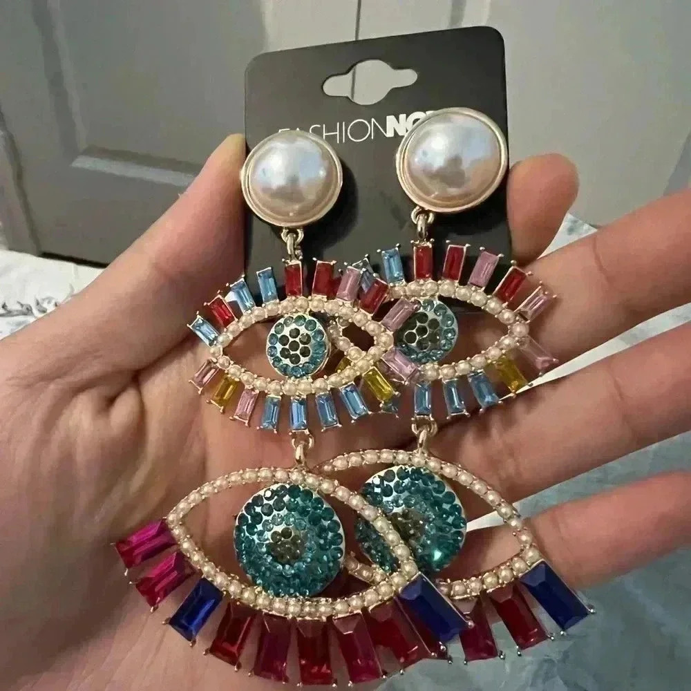 Gorgeous fashion earrings from  fashion nova